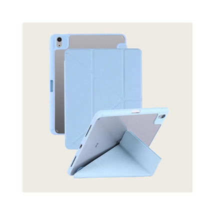 iPad Case Cover with Y/Tri-fold Stand and Auto Wake/Sleep Pencil Holder