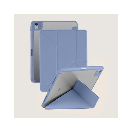 iPad Case Cover with Y/Tri-fold Stand and Auto Wake/Sleep Pencil Holder