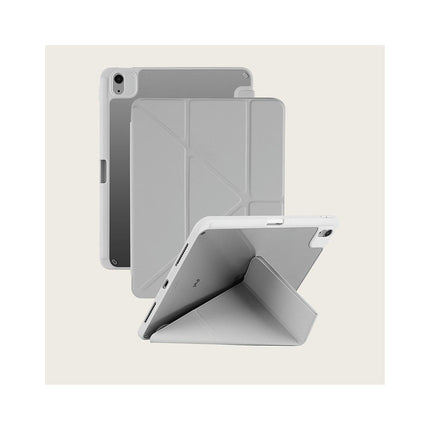 iPad Case Cover with Y/Tri-fold Stand and Auto Wake/Sleep Pencil Holder