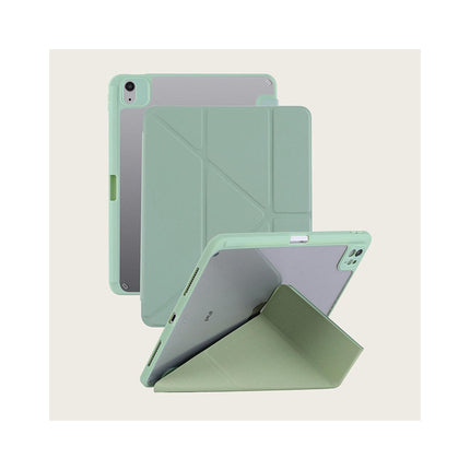 iPad Case Cover with Y/Tri-fold Stand and Auto Wake/Sleep Pencil Holder