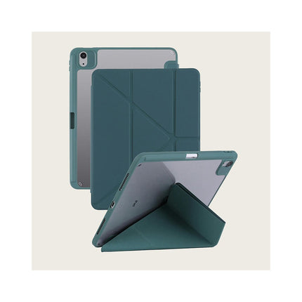 iPad Case Cover with Y/Tri-fold Stand and Auto Wake/Sleep Pencil Holder