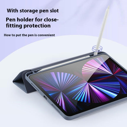 iPad Case Cover with Auto Wake/Sleep Pencil Holder Soft Protective Tablet Cover