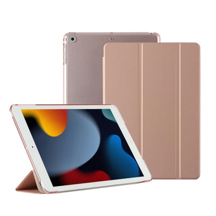 iPad Case Cover with Auto Wake/Sleep Tri-fold Leather Case