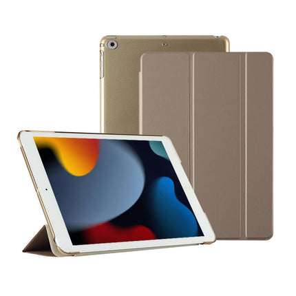 iPad Case Cover with Auto Wake/Sleep Tri-fold Leather Case