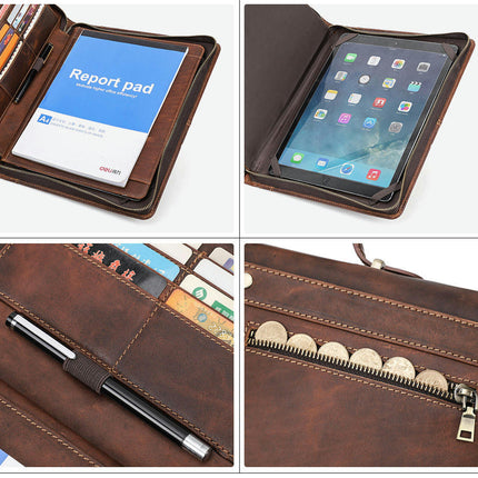 Leather iPad Case Cover Protective Tablet Cover Card Slot