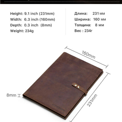 Leather iPad Case Cover Protective Tablet Cover with Pen Holder-A