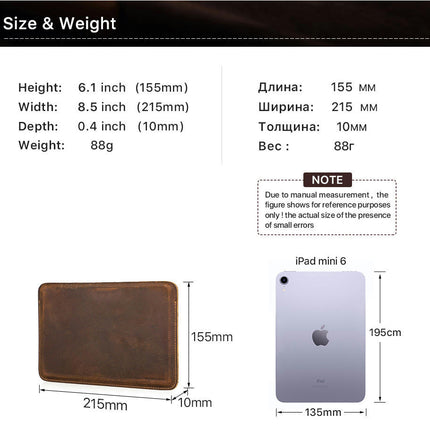 Leather iPad Case Cover Protective Tablet Cover-C