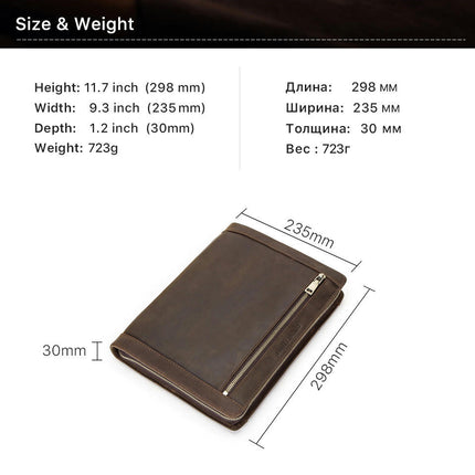 Leather iPad Case Cover with Card Holder Protective Tablet Cover-A