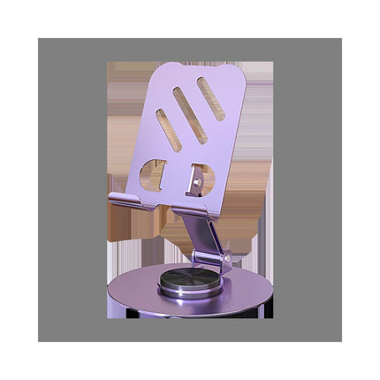 Fully Adjustable Foldable Desktop Phone Holder Dock 360¡ã Rotating Metal Phone Holder