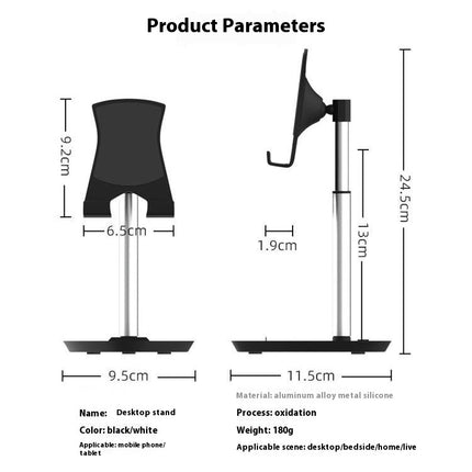 Adjustable Tablet Stand Portable Phone Stand Made of Metal Super Stable