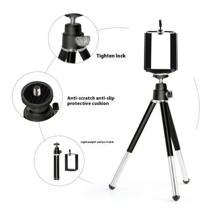 Extendable Phone Camera Tripod Adjustment 360¡ã Ball Head Shoe Lightweight Portable Vlog Travel