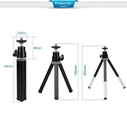 Extendable Phone Camera Tripod Adjustment 360¡ã Ball Head Shoe Lightweight Portable Vlog Travel