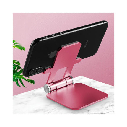 Aluminum Alloy Phone Stand Desktop Tablet Pc Universal Folding Lift Adjustable Simple