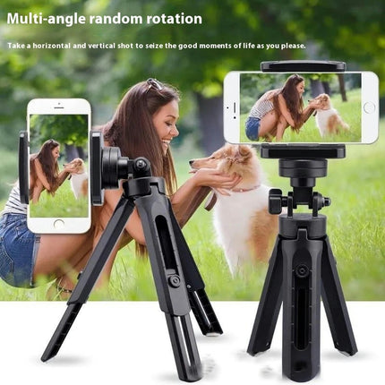 Small Tripod for iPhone Lightweight Desktop Mini Tripod for Phone Compatible with Cellphone Camera