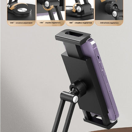 Adjustable Tablet Cell Phone Holder 360 Degree Swivel Angle Rotation Tab Phone Stands