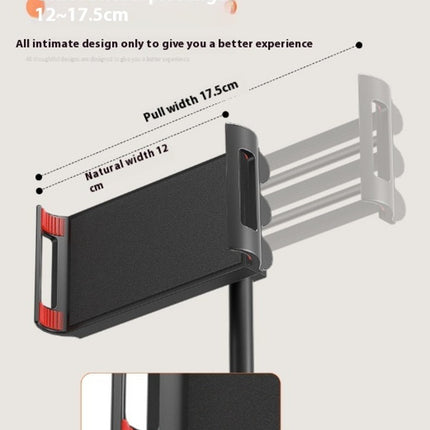 Portable Phone Live Broadcast Lifting Metal Bracket 360 Degree Rotation Swivel Bracket