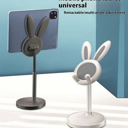 Cute Rabbit Universal Phone Holder Adjustable Height Desktop Holder