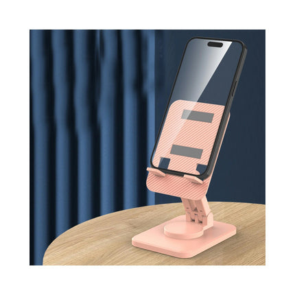 Foldable Phone Stand for Desk - Height Adjustable Holder Portable Phone Cradle