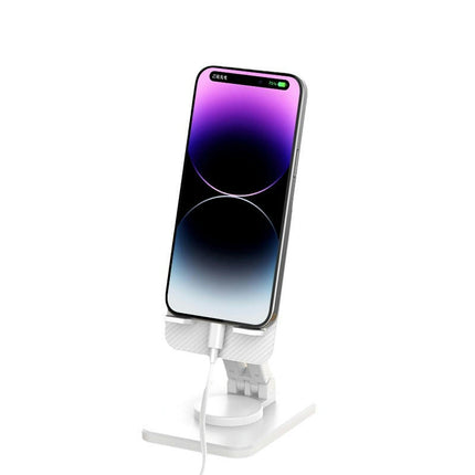 Foldable Phone Stand for Desk - Height Adjustable Holder Portable Phone Cradle