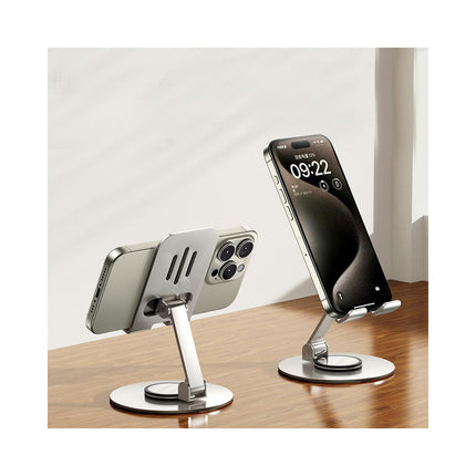 Rotating Metal Stand for Desk Portable Foldable Cellphone Stand