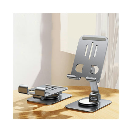 Rotating Metal Stand for Desk Portable Foldable Cellphone Stand