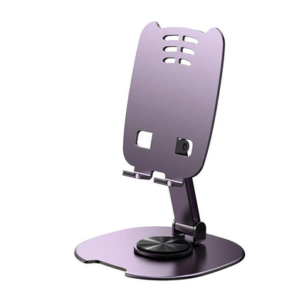 Rotating Metal Stand for Desk Portable Foldable Cellphone Stand