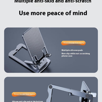 Adjustable Sturdy Desktop Mobile Phone Holder Anti-Slip Design Stable Support