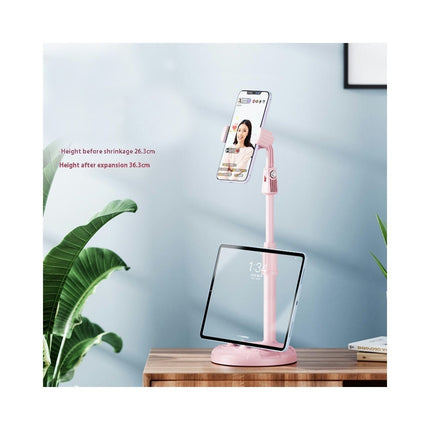 Mount for Desk Adjustable Height & Angle Rotating Desktop Phone Stand