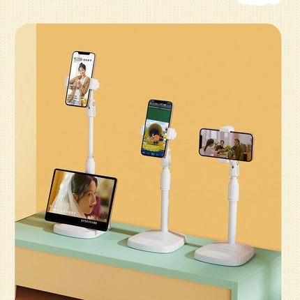 Mount for Desk Adjustable Height & Angle Rotating Desktop Phone Stand