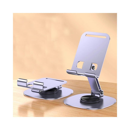 Metal Alloy Bracket 360 Degrees Rotatable Desktop Holder Lazy Phone Tablet Bracket