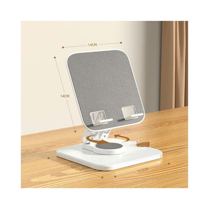 Desk Cell Phone Stand - Stable Angle Adjustable Foldable Office Tabletop Accessories