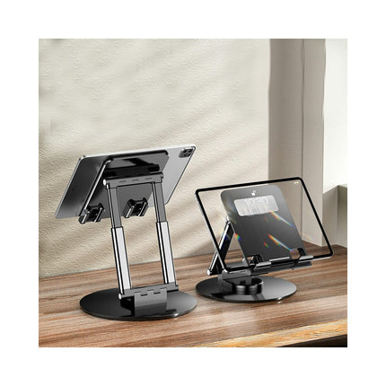 Desk Cell Phone Stand - Stable Angle Adjustable Foldable Office Tabletop Accessories