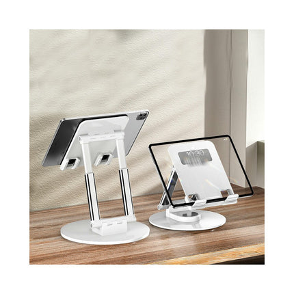 Desk Cell Phone Stand - Stable Angle Adjustable Foldable Office Tabletop Accessories