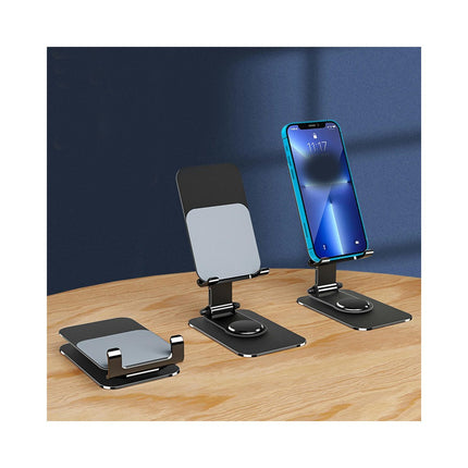 Folding Phone Stands Fully Adjustable in Angle Height - Solid Cradle Dock Phone Holder for Desk