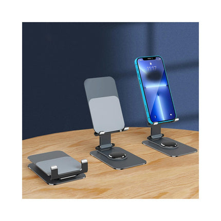 Folding Phone Stands Fully Adjustable in Angle Height - Solid Cradle Dock Phone Holder for Desk