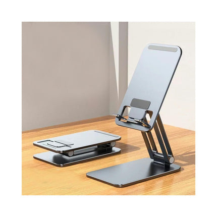 Folding Phone Stands Fully Adjustable in Angle Height - Solid Cradle Dock Phone Holder for Desk