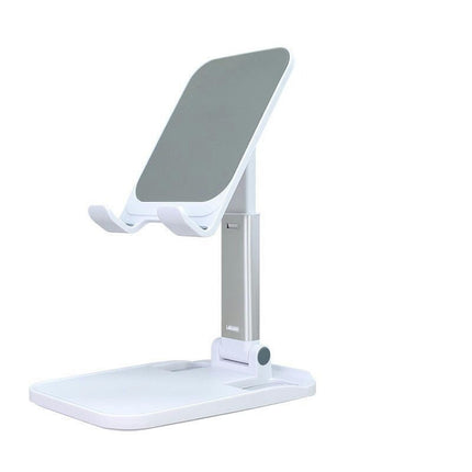 Foldable Phone Stand for Desk - Height Adjustable Portable Cellphone Cradle Stable Dock