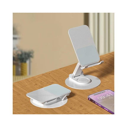 Folding Fully Adjustable Foldable Desktop Phone Holder Dock 360¡ã Rotating Alloy Phone Holder