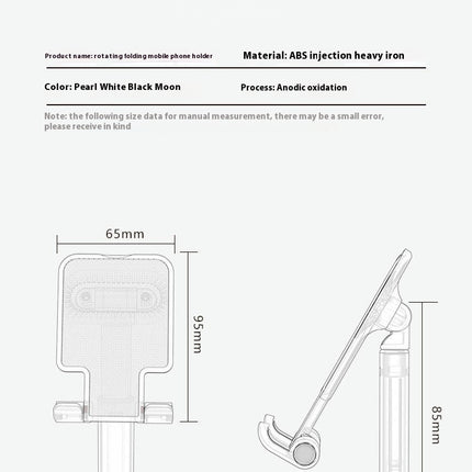 Portable Foldable Desktop Stand Holder Multi-Function Adjustable Live Phones Bracket