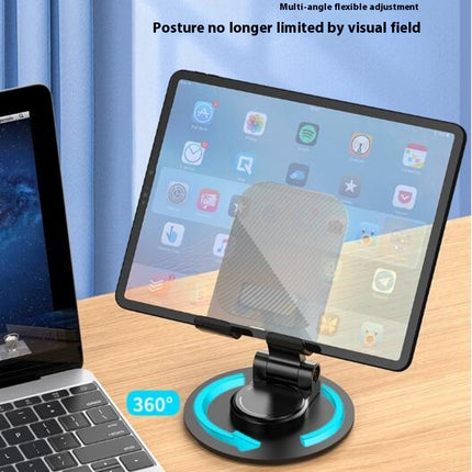 Metal Phone Stand Desktop 360 Degree Rotating Extendable Lazy Tablet Stand