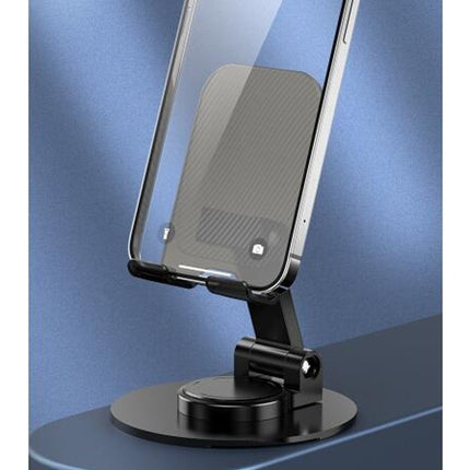 Metal Phone Stand Desktop 360 Degree Rotating Extendable Lazy Tablet Stand