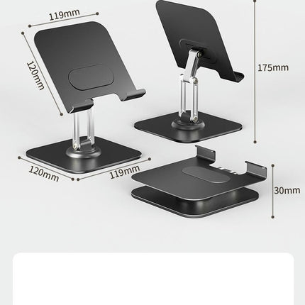 Multi-Function Tablet/Mobile Stand 360 Degree Rotatable Alloy Stand Folding Tablet Holder