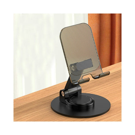 Rotating Phone Stand Sturdy Metal Phone Holder and Tablet Stand Compatible with Smart Phones