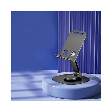 Rotating Phone Stand Sturdy Metal Phone Holder and Tablet Stand Compatible with Smart Phones