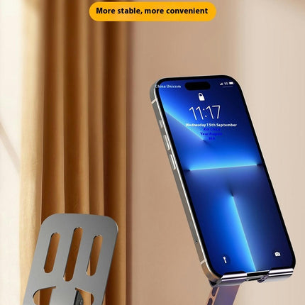 Rotating Phone Stand Sturdy Metal Phone Holder and Tablet Stand Compatible with Smart Phones