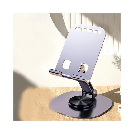 Rotating Phone Stand Sturdy Metal Phone Holder and Tablet Stand Compatible with Smart Phones