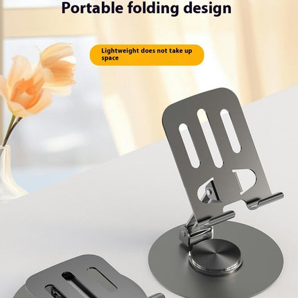 Rotating Phone Stand Sturdy Metal Phone Holder and Tablet Stand Compatible with Smart Phones