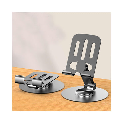 Sturdy Metal Phone Holder and Tablet Stand Compatible with All Smart Phones Tablets Desk Accessories