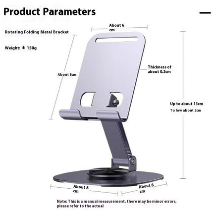 Sturdy Metal Phone Holder and Tablet Stand Compatible with All Smart Phones Tablets Desk Accessories