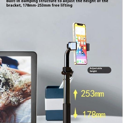 Multifunctional Mobile Phone Live Broadcast Bracket Adjustable Height Telescopic Portable Bracket